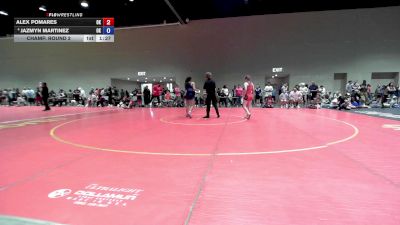 115 lbs Champ. Round 2 - Alex Pomares, OK vs Jazmyn Martinez, OK