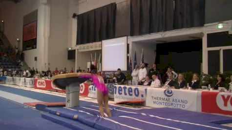 USA, Laurie Hernandez, 14.45 VT, Team/AA Finals - Jesolo 2015