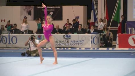 USA, Norah Flatley, 14.35 FX, Team/AA Finals - Jesolo 2015