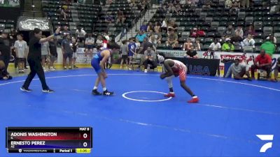 102 lbs Quarterfinal - Adonis Washington, IL vs Ernesto Perez, AZ