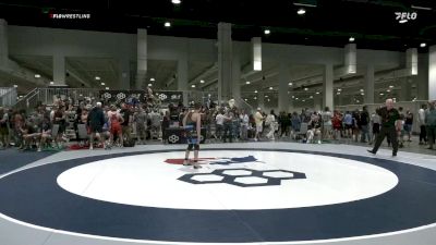 48 lbs Cons. Round 2 - Mason Bruber, MWC Wrestling Academy vs Jacob Naylor, HeadHunters Wrestling Club