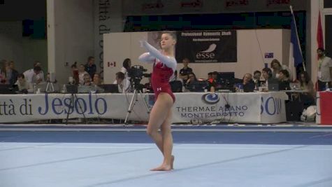 USA, Maddie Desch, 14.2 FX, Team/AA Finals - Jesolo 2015