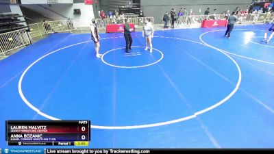 200 lbs Quarterfinal - Lauren Malvitz, Legacy Wrestling Center vs Anna Bozanic, Daniel Cormier Wrestling Club