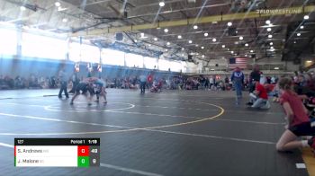 127 lbs Round 2 (6 Team) - Sydney Andrews, Wisconsin Black vs Jocelynn Malone, Swag Girls