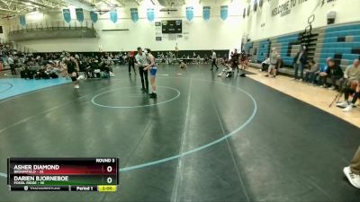 132 lbs Round 3 (3 Team) - Tristan Gauvin, Fossil Ridge vs Miles Opland, Broomfield