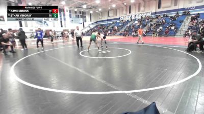 132 lbs Champ. Round 2 - Ethan Vinoray, Patrick Henry vs Gavin Gross, Torrey Pines