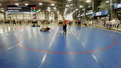 180 lbs Quarterfinal - Adam Sepulveda, NJ vs Samuel Josey, NH