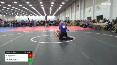 170 lbs Consi Of 16 #2 - Kyle Epperly, NJ vs Andy Aldridge, VA