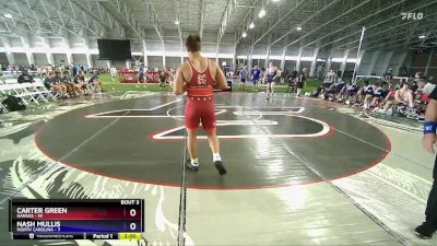 215 lbs Quarterfinals (8 Team) - Carter Green, Kansas vs Nash Mullis, North Carolina