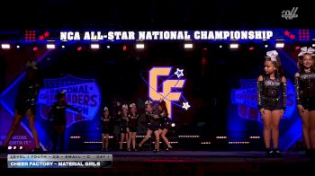 Cheer Factory - Material Girls [2026 L1 Youth - D2 - Small - C Day 1] 2026 NCA All-Star National Championship