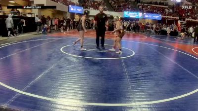 120 lbs Cons. Semi - Charlette Swensen, Cougar Club Wrestling vs Lucy Ticknor, Glenrock WC