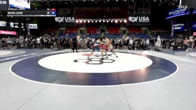 157 lbs Champ. Rd Of 128 - August Katz, NJ vs Myka Love, UT