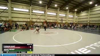 58 lbs Semifinal - Cannon Hunt, Sanderson Wrestling Academy vs Nixon Newby, Westlake