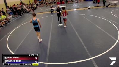 149 lbs Cons. Round 2 - Romeko Young, MN vs Conner Johnson, WI
