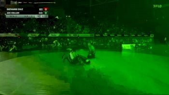 133 lbs Semis (4 Team) - Jak Keller, Grand Valley State vs Giovanni Diaz, McKendree