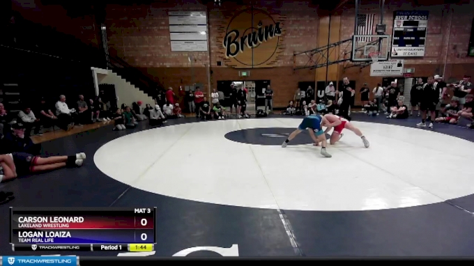 120 lbs 3rd Place Match - Carson Leonard, Lakeland Wrestling vs Logan ...