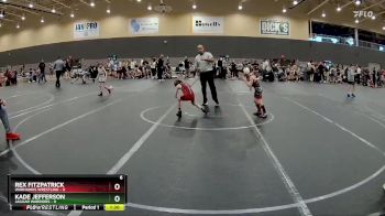 48 lbs Round 3 - Rex Fitzpatrick, Warhawks Wrestling vs Kade Jefferson, Jaguar Warriors