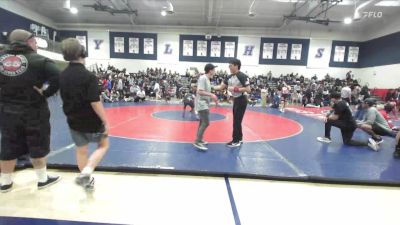 128 lbs Champ. Round 2 - Elijah Lopez, Bonita vs Andrew Garcia, Vista Del Lago