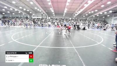 132 lbs Consi Of 64 #1 - Zachary Jean-Philippe, RI vs Carson Love, OH