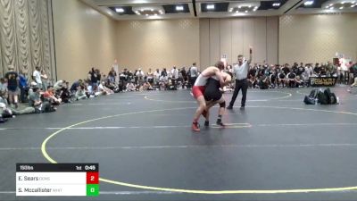 150 lbs Consolation - Edward Sears, Dons Wrestling vs Shawn Mccallister, Whitehouse WC