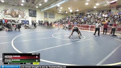 132 lbs Cons. Round 3 - Artemis Shmuel, Segerstrom vs Ethan Gleason, Costa Mesa