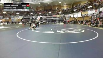 175 lbs Champ. Round 1 - Vohn Williams, Chaparral HS vs Austin Andersen, Cottonwood Falls-Chase County Hs
