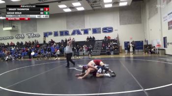 149 lbs Cons. Round 3 - Brady Thornton, Sacramento City College vs Lucas Wold, Santa Rosa College