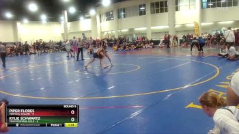 115 lbs Round 5 (8 Team) - Piper Flores, Team STL Yellow vs Kylie Schwartz, Team Montana Gold