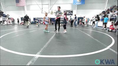 75-83 lbs Rr Rnd 1 - Addison Bradt, Lawton Legends Youth Wrestling vs Ava Lee, CacheWrestlingClub