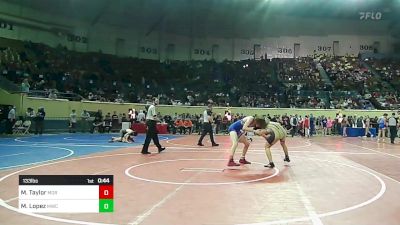 133 lbs Consi Of 64 #2 - Maximilian Taylor, Moore vs Marcos Lopez, Midwest City JH