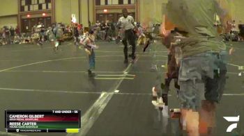56 lbs Quarterfinal - Reese Carter, Young Guns Nashville vs Cameron Gilbert, Gold Medal Grappling