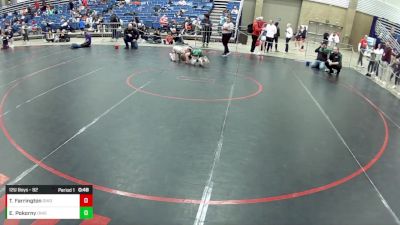 12U Boys - 92 lbs Cons. Round 5 - Edward Pokorny, Ohio vs Tripp Farrington, Ohio