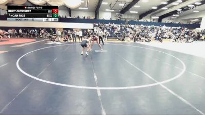 157 lbs Champ. Round 2 - Noah Rice, Messiah vs Riley Gutierrez, Arcadia