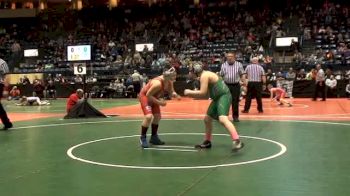 120lbs Finals Division Two Evan Smigelski (Red) vs. Luke Cox (Green)