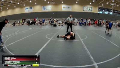 48 lbs Round 1 (6 Team) - Vincent Padilla, Mat Assassins Black vs David Villa, Cali Red