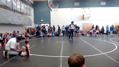 50 lbs Champ. Round 3 - Scout Buck, Terreton Panthers vs Nashlin Barger, Idaho