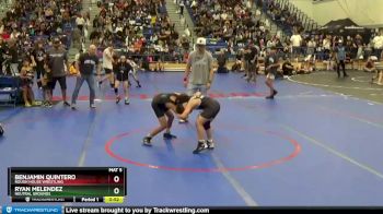 84 lbs Cons. Round 3 - Ryan Melendez, Neutral Grounds vs Benjamin Quintero, Rough House Wrestling