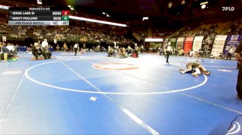 126 Class 1 lbs 3rd Place Match - Jesse Lane III, Brentwood vs Rhett Pollard, Macon