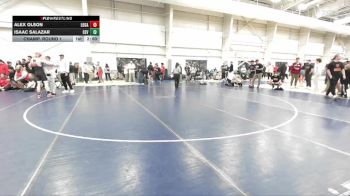 157 lbs Champ. Round 1 - Alex Olson, Logan vs Isaac Salazar, Cedar Valley
