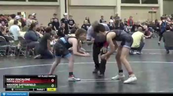 108 lbs Finals (2 Team) - Weston Satterfield, Tennessee Red vs Nicky Giacalone, Missouri Black