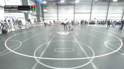 95 lbs Quarterfinal - Zachary Paris, NH vs Kash Clementi, LA