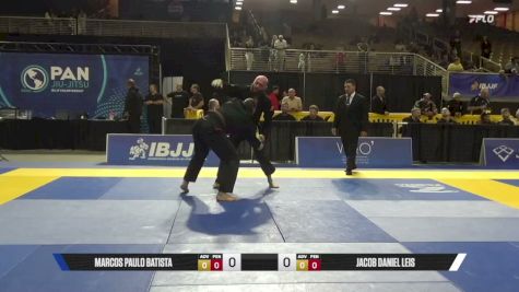 Jacob Daniel Leis vs Marcos Paulo Batista 2026 Pan Jiu Jitsu IBJJF Championship