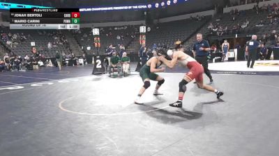 175 lbs Round Of 16 - Jonah Bertoli, Cardinal Newman (NC) vs Mario Carini, Poway (SD)