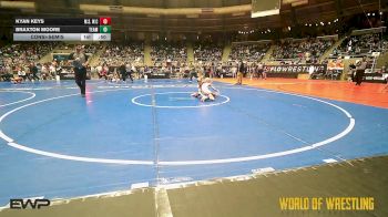 52 lbs Consolation - Kyan Keys, MilLard South Wrestling Club vs Braxton Moore, Team Zapas