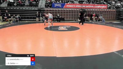 170 lbs Quarterfinal - Joye Levendusky, Southern Oregon vs Bo Geibe, Siena Heights