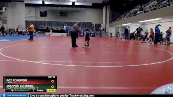 55 lbs Finals (8 Team) - Roy Popowski, Canby vs Brenner LeTendre, Fulda/Murray County Central