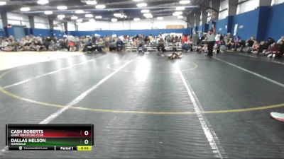 49 lbs Cons. Round 3 - Dallas Nelson, Homedale vs Cash Roberts, Hawk Wrestling Club