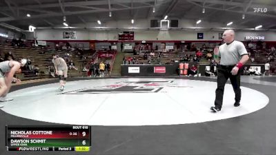 141 lbs Quarterfinal - Benjamin Hernandez, Mount Olive vs Ethan Hardy, Glenville State