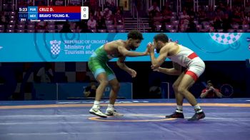 57 kg Repechage #2 - Darian Toi Cruz, Puerto Rico vs Roman Guillermo Bravo Young, Mexico