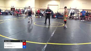 65 kg Rnd Of 64 - Aden Valencia, California Regional Training Center (CA RTC) vs William Anderson, Ironclad Wrestling Club